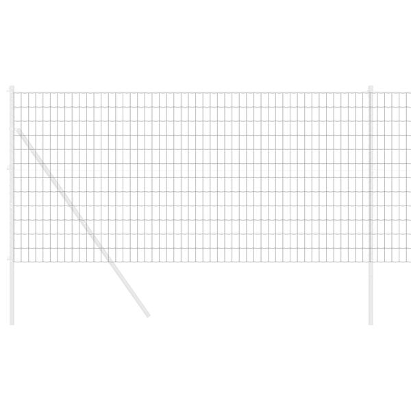 vidaXL Clôture Euro Gris 1.4 x 10 m Fer revêtu de PVC