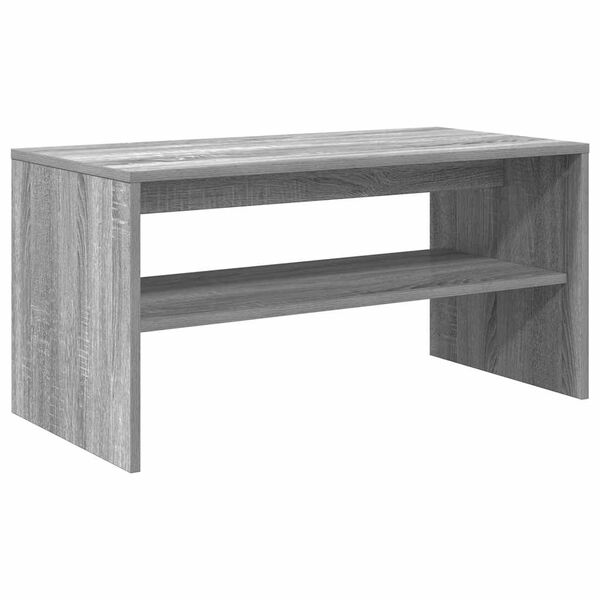 vidaXL Meuble TV sonoma gris 80x40x40 cm bois d'ing&eacute;nierie