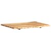 vidaXL Dessus de table Bois d'acacia massif 80x(50-60)x2,5 cm