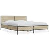 vidaXL Cadre de lit sans matelas ch&ecirc;ne sonoma 150x200 cm