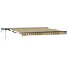 vidaXL Cadre de store manuel avec LEDs 4,5 &times; 3,5 m