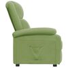 vidaXL Fauteuil inclinable vert clair velours