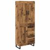 vidaXL Haut Armoire 2 pc Bois ancien 69,5 x 34 x 180 cm