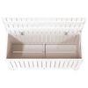 vidaXL Bo&icirc;te de rangement de jardin Blanc 108x42,5x54 cm Bois de pin