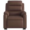 vidaXL Fauteuil inclinable &eacute;lectrique marron similicuir
