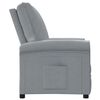 vidaXL Fauteuil inclinable Gris clair Tissu