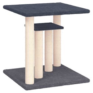 vidaXL Arbres &agrave; chat avec plates-formes gris fonc&eacute; 50 cm