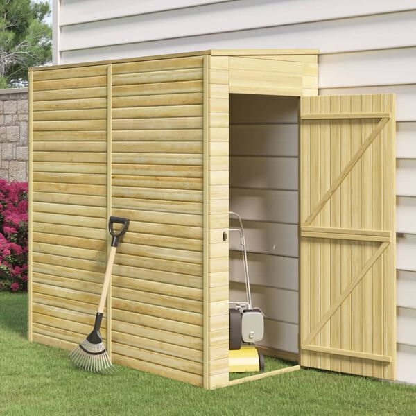 vidaXL Abri de stockage de jardin 100x210x218 cm Bois de pin impr&eacute;gn&eacute;