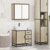vidaXL Ensemble de meubles de salle de bain 2 pcs ch&ecirc;ne sonoma