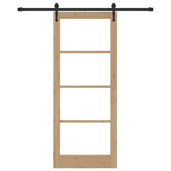 vidaXL Porte coulissante Naturel 86 x 211 cm