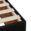 vidaXL Sommier &agrave; lattes de lit avec matelas Noir 140x190 cm Tissu