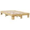 vidaXL Cadre de lit sans matelas 120x200 cm bois massif de chêne
