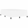 vidaXL Cadre de lit avec matelas Blanc 160 x 200 cm tissu