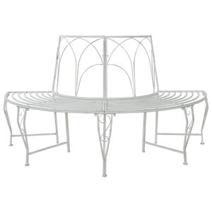 vidaXL Banc d'Arbre 4-Nombre de places 160 x 80 x 89 cm Acier