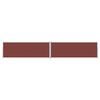 vidaXL Auvent lat&eacute;ral r&eacute;tractable Marron 180x1000 cm