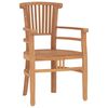 vidaXL Ensemble &agrave; manger de jardin 5 pcs Bois de teck massif