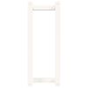 vidaXL Porte-serviette Blanc 23x18x60 cm Bois de pin massif