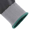 vidaXL Gants de Travail 24 pcs Gris et Noir 11 / XXL Polyester