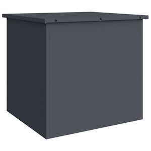 vidaXL Bo&icirc;te de Rangement Ext&eacute;rieure Anthracite 55 x 50,5 x 50 cm