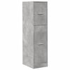 vidaXL Armoire d'apothicaire gris b&eacute;ton 30x41x118 cm bois d'ing&eacute;nierie