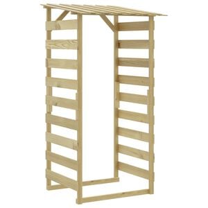 vidaXL Pergola avec toit 100x90x200 cm Bois de pin impr&eacute;gn&eacute;
