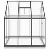 vidaXL Serre avec cadre de base anthracite 169x169x202 cm aluminium