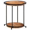 vidaXL Table d'appoint &Oslash;55x60 cm bois massif d'acacia