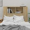 vidaXL Armoire de t&ecirc;te de lit Ch&ecirc;ne sonoma 100x18,5x102,5 cm