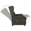 vidaXL Fauteuil de massage Taupe Tissu