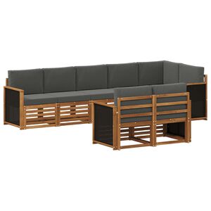 vidaXL Ensemble de canap&eacute;s d'ext&eacute;rieur 7 pc