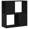 vidaXL Ensemble meuble TV 60 x 24 x 63 cm Noir Bois d'ing&eacute;nierie