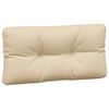 vidaXL Coussins de palette lot de 5 beige tissu
