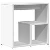 vidaXL Table d'appoint blanc 50x30x50 cm bois d’ingénierie