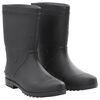 vidaXL Bottes de pluie noir taille 45 PVC