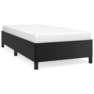 vidaXL Cadre de lit sans matelas noir 90x200 cm similicuir