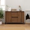 vidaXL Buffet Ch&ecirc;ne marron 102x35x70 cm Bois d'ing&eacute;nierie