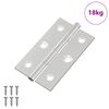 vidaXL Charni&egrave;re Uni 899 pi&egrave;ces Argent&eacute; 58 x 35 x 1 mm Acier