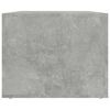 vidaXL Table basse Gris béton 80x50x40 cm Bois d'ingénierie