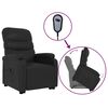 vidaXL Fauteuil Noir Similicuir