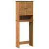 vidaXL Armoire de toilette VIGO Marron et Marron Miel 60 x 27 x 161 cm