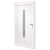 vidaXL Porte d'entr&eacute;e anthracite 108x200 cm PVC