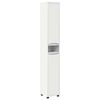 vidaXL Cabinet de salle de bain avec &eacute;tag&egrave;re Blanc 30,5 x 30 x 195 cm