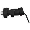 vidaXL Robinet de Douche Mixer Noir G 1 / 2 pouces Laiton