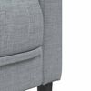 vidaXL Ensemble de canap&eacute;s 3 pcs gris clair tissu