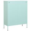 vidaXL Armoire de rangement Vert menthe 80x35x101,5 cm Acier