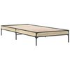 vidaXL Cadre de lit sans matelas ch&ecirc;ne sonoma 100x200 cm