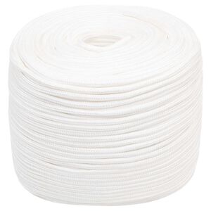 vidaXL Corde utilitaire polyvalente 6 mm 250 m Blanc PP