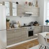 vidaXL Meuble de cuisine 8 pcs aspect ch&ecirc;ne