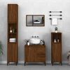 vidaXL Armoire de bain ch&ecirc;ne marron 65x33x60 cm bois d'ing&eacute;nierie