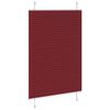 vidaXL Store pliss&eacute; rouge bordeaux 90x150 cm largeur du tissu 89,4 cm